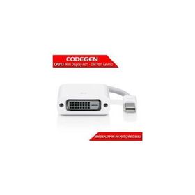 Codegen CPD13 Mini DISPLAY PORT to DVI 24+5 Erkek-Dişi Beyaz Dönüştürücü Adaptör