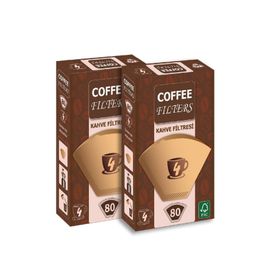 Coffee Filters 1/4 80'li Filtre Kahve Kağıdı
