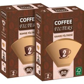 Coffee No: 2 80'li Filters Filtre Kahve Kağıdı