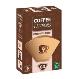 Coffee No: 4 80'li Filters Filtre Kahve Kağıdı