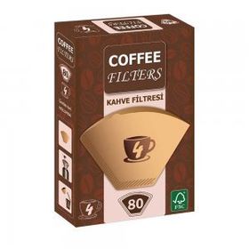 Coffee No: 4 80'li Filters Filtre Kahve Kağıdı