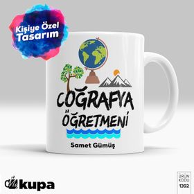 Coğrafya Öğretmeni Kupa Bardak