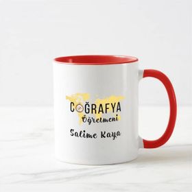 Coğrafya Öğretmeni Kupa Bardak
