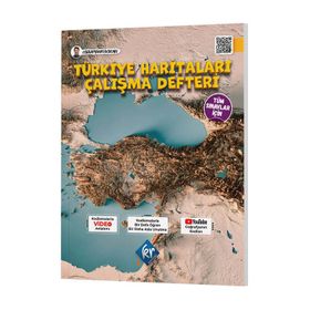 Coğrafyanın Kodları Türkiye Haritaları Çalışma Defteri - KR Akademi Yayınları