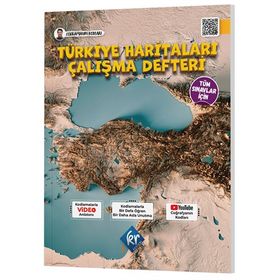 Coğrafyanın Kodları Türkiye Haritaları Çalışma Defteri - KR Akademi Yayınları