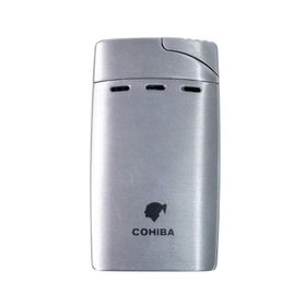 Cohiba Çift Torch Gümüş Puro Çakmağı