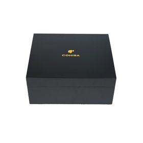 Cohiba Humidor Siyah Puro Kutusu