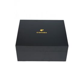 Cohiba Humidor Siyah Puro Kutusu