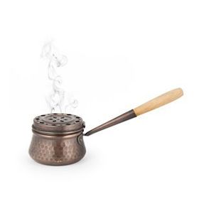 Coho Antique Bakır Tütsü Gezdirme Çanağı