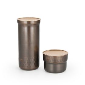 Coho Antique Su Zenginleştirici Bakır Karaf Ve Bardak Set