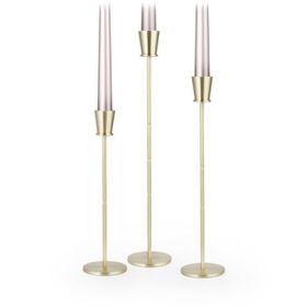 Coho Brazen Special Uzun Prinç Üçlü Set 23-28-34 cm Şamdan