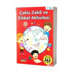 Çoklu Zeka ve Dikkat Aktivitesi 3 Yaş - Kırmızı Kitap