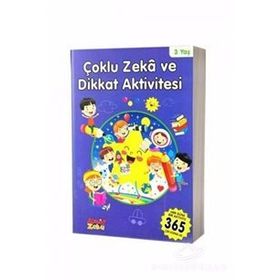 Çoklu Zeka ve Dikkat Aktivitesi 3 Yaş - Mavi Kitap
