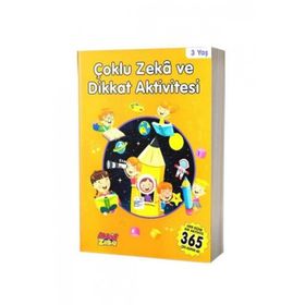 Çoklu Zeka ve Dikkat Aktivitesi 3 Yaş - Sarı Kitap