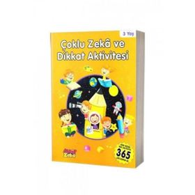 Çoklu Zeka ve Dikkat Aktivitesi 3 Yaş - Sarı Kitap