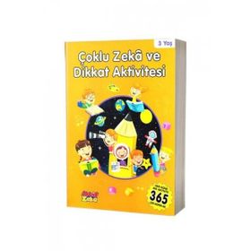 Çoklu Zeka ve Dikkat Aktivitesi 3 Yaş - Sarı Kitap