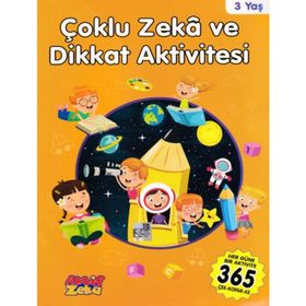 Çoklu Zeka ve Dikkat Aktivitesi 3 Yaş - Turuncu Kitap