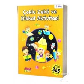 Çoklu Zeka ve Dikkat Aktivitesi 3 Yaş - Turuncu Kitap