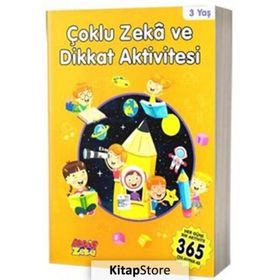 Çoklu Zeka ve Dikkat Aktivitesi 3 Yaş - Turuncu Kitap