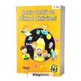 Çoklu Zeka ve Dikkat Aktivitesi 3 Yaş - Turuncu Kitap