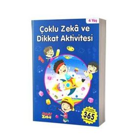 Çoklu Zeka ve Dikkat Aktivitesi 4 Yaş - Mavi Kitap
