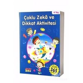 Çoklu Zeka ve Dikkat Aktivitesi 4 Yaş - Mavi Kitap