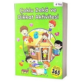 Çoklu Zeka ve Dikkat Aktivitesi 4 Yaş - Yeşil Kitap