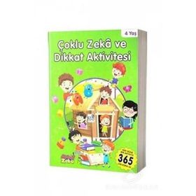 Çoklu Zeka ve Dikkat Aktivitesi 4 Yaş - Yeşil Kitap