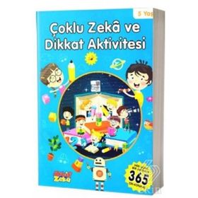 Çoklu Zeka ve Dikkat Aktivitesi 5 Yaş - Mavi Kitap