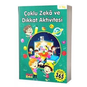 Çoklu Zeka ve Dikkat Aktivitesi 5 Yaş - Yeşil Kitap