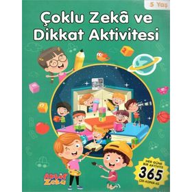 Çoklu Zeka ve Dikkat Aktivitesi 5 Yaş - Yeşil Kitap