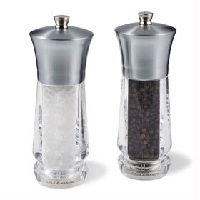 Cole & Mason H321913 Exford 160 mm Akrilik Tuz Biber Değirmeni Seti