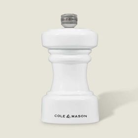 Cole & Mason Hoxton Parlak Beyaz 104 mm Tuz Değirmeni