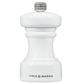 Cole & Mason Hoxton Parlak Beyaz 104 mm Tuz Değirmeni