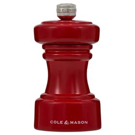 Cole & Mason Hoxton Parlak Kırmızı 104 mm Tuz Değirmeni