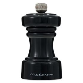 Cole & Mason Hoxton Parlak Siyah 104 mm Biber Değirmeni