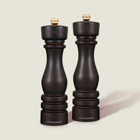 Cole & Mason London Çikolata Renkli Ahşap 220 mm Tuz ve Biber Değirmenleri