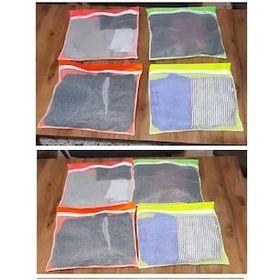 Colezium 4 Renk Bavul İçi Düzenleyici Fermuarlı 4 Adet Valiz Organizeri