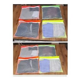 Colezium 4 Renk Bavul İçi Düzenleyici Fermuarlı 4 Adet Valiz Organizeri