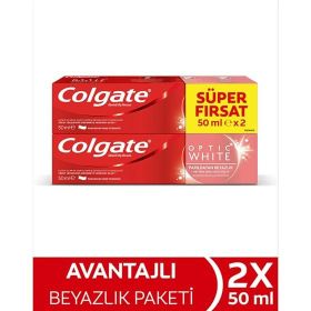 Colgate 2x50 ml Optic White Diş Macunu