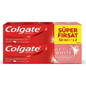 Colgate 2x50 ml Optic White Diş Macunu