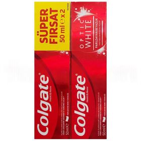 Colgate 2x50 ml Optic White Diş Macunu