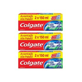 Colgate 3 Adet 2x150 ml Üçlü Etki Diş Macunu