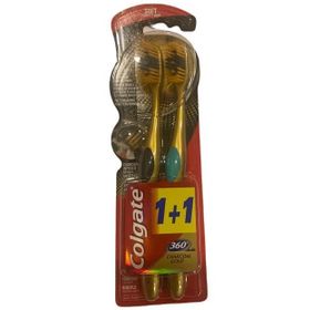 Colgate 360 2 Adet Charcoal Gold Yumuşak Diş Fırçası