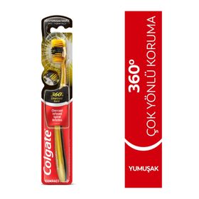Colgate 360 Charcoal Gold Yumuşak Diş Fırçası