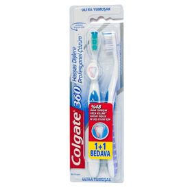 Colgate 360 Derece Sensitive Prorelief Ekstra Yumuşak 2'li Diş Fırçası