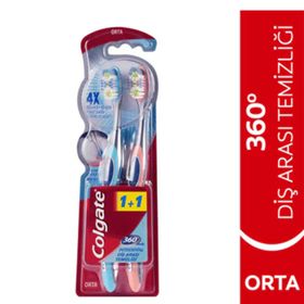 Colgate 360 Interdental 1+1 Orta Diş Fırçası