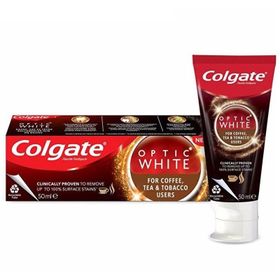 Colgate 3x50 ml Optic White Kahve Çay Tütün Kullananlar için Diş Macunu