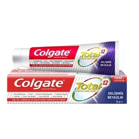 Colgate 3x50 ml Total 12 Gelişmiş Beyazlık Diş Macunu