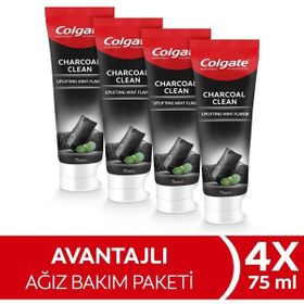 Colgate 4x75 ml Charcoal Clean Diş Macunu